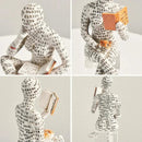 Escultura Abstrata de Resina para Decoração de Sala Offertaza