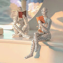 Escultura Abstrata de Resina para Decoração de Sala Offertaza