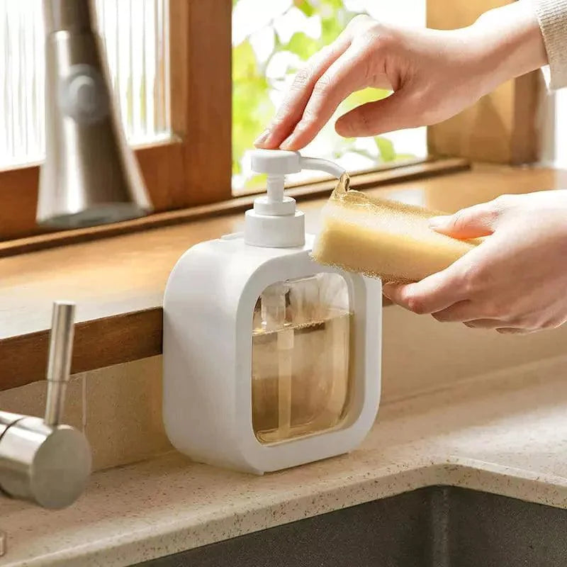 Dispenser de Sabonete Líquido ABS para Banheiro e Cozinha Offertaza