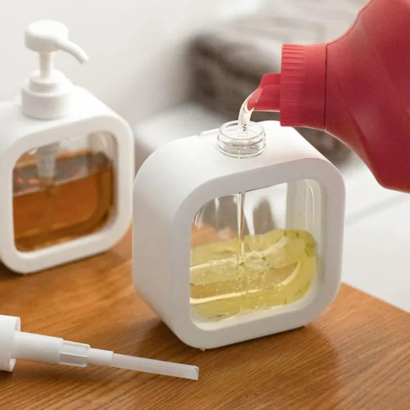 Dispenser de Sabonete Líquido ABS para Banheiro e Cozinha Offertaza