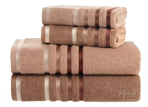 Kit 10 Toalhas Banho Gigante Fio Penteado - Lumina Chic