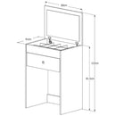 Penteadeira Smart com 3 Gavetas – Praticidade e Estilo + Compre 1 Leve 2 + Banco de Brinde