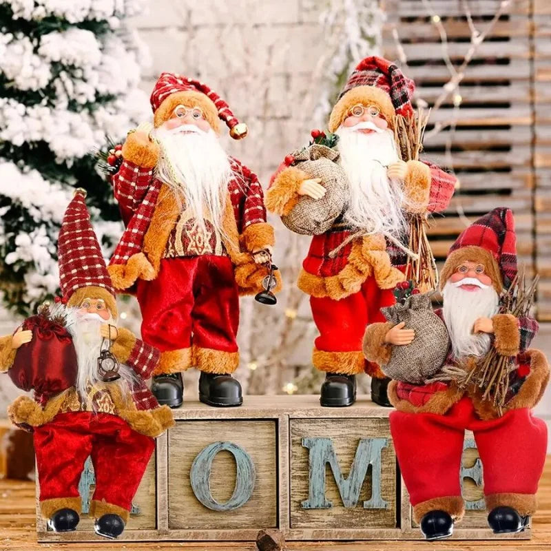 Boneco Papai Noel 30cm para Decoração de Natal Offertaza