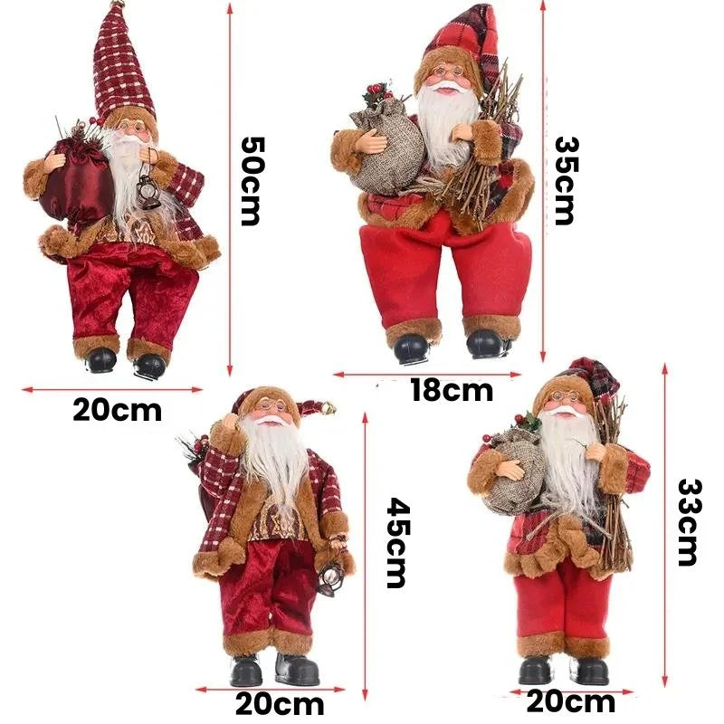 Boneco Papai Noel 30cm para Decoração de Natal Offertaza