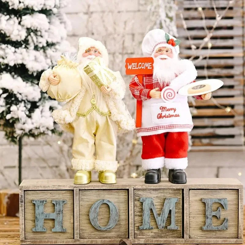 Boneco Papai Noel 30cm para Decoração de Natal Offertaza