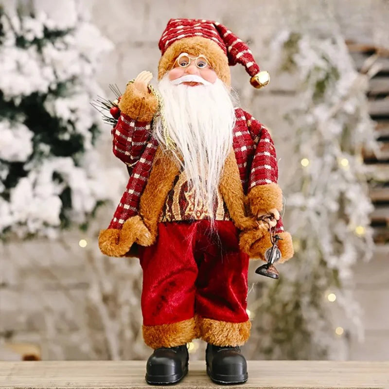 Boneco Papai Noel 30cm para Decoração de Natal Offertaza