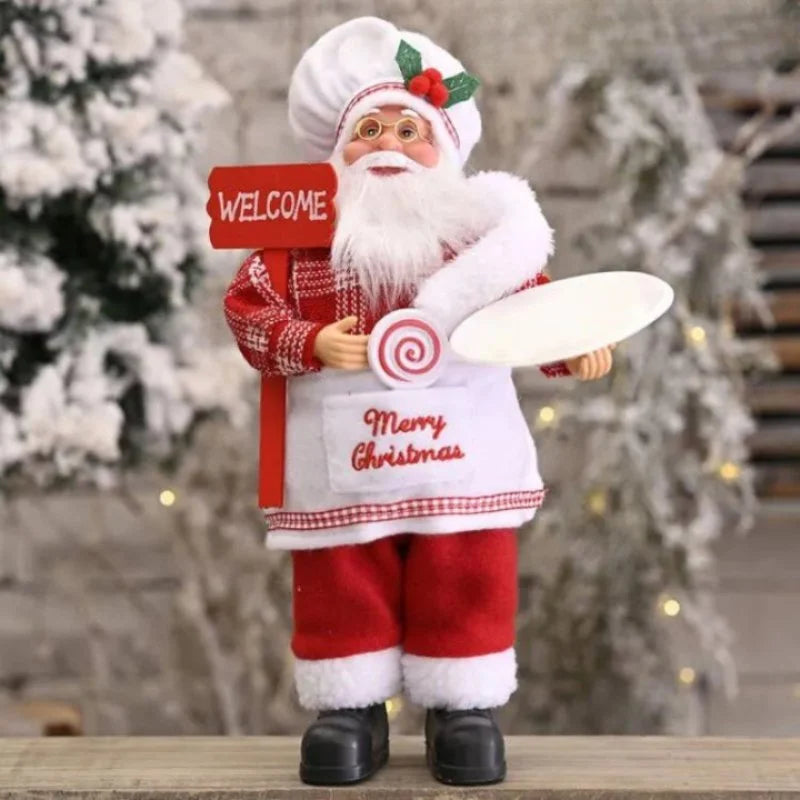 Boneco Papai Noel 30cm para Decoração de Natal Offertaza