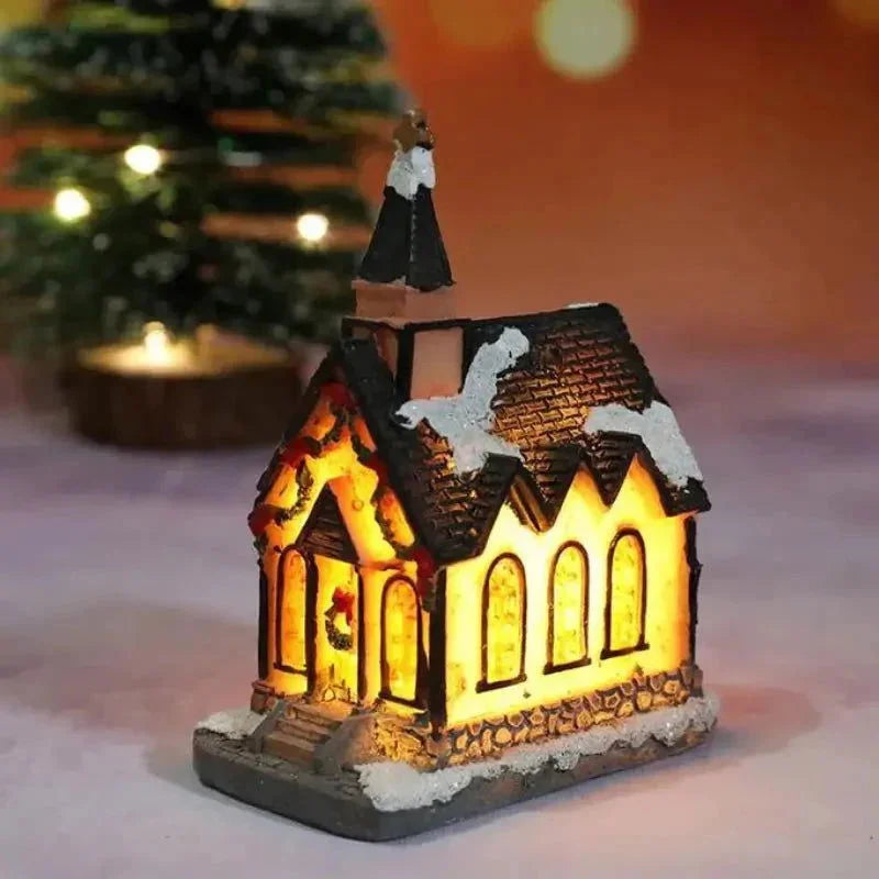 Casas Iluminadas de Natal para Decoração Festiva Offertaza