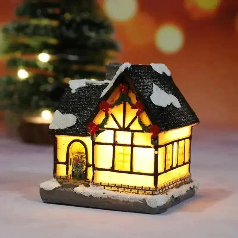 Casas Iluminadas de Natal para Decoração Festiva Offertaza