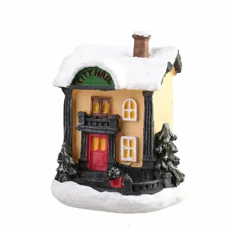 Casas Iluminadas de Natal para Decoração Festiva Offertaza