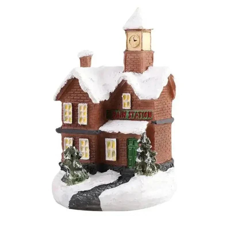 Casas Iluminadas de Natal para Decoração Festiva Offertaza