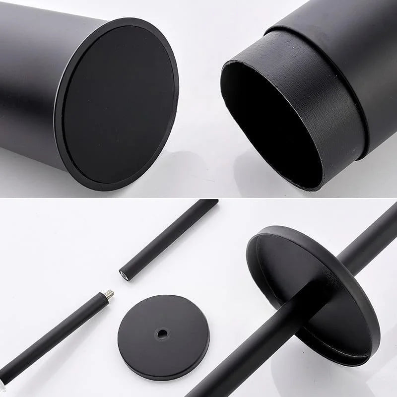 Escova Sanitária de Alumínio com Suporte para Banheiro Offertaza