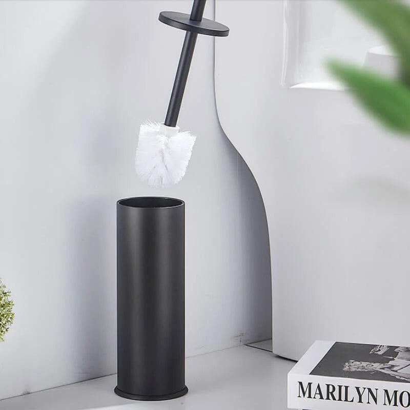 Escova Sanitária de Alumínio com Suporte para Banheiro Offertaza