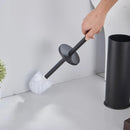 Escova Sanitária de Alumínio com Suporte para Banheiro Offertaza