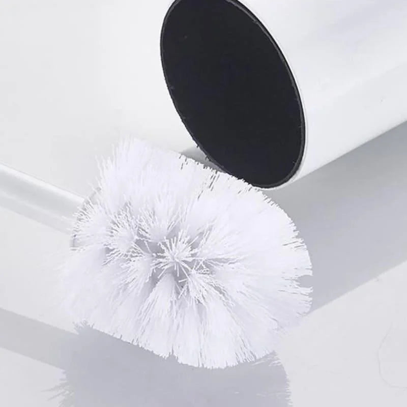 Escova Sanitária de Alumínio com Suporte para Banheiro Offertaza