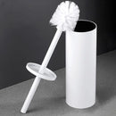 Escova Sanitária de Alumínio com Suporte para Banheiro Offertaza