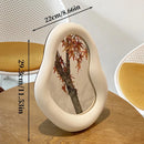 Espelho Decorativo de Maquiagem com Moldura de Cerâmica Offertaza