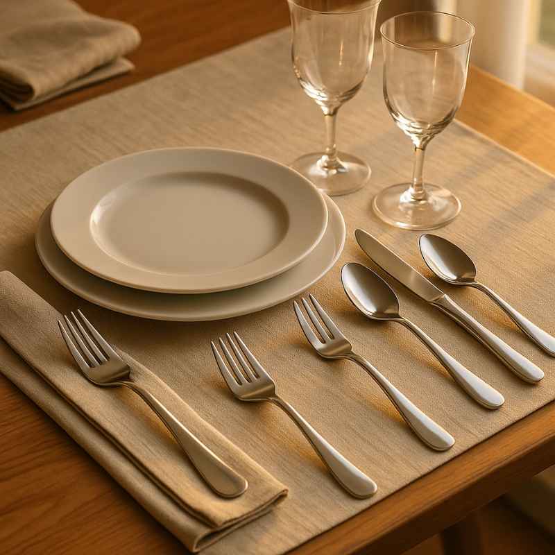 Wolff Faqueiro 101 Peças de Aço Inox com Caixa Litografada Avalon