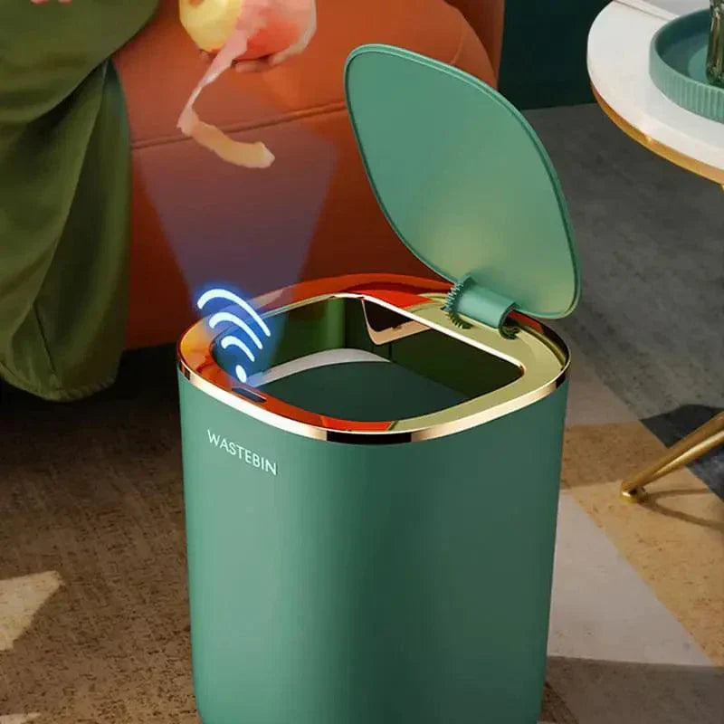 Lixeira Automática com Sensor Lenogue – Compre 1 Leve 2 para Banheiro e Cozinha