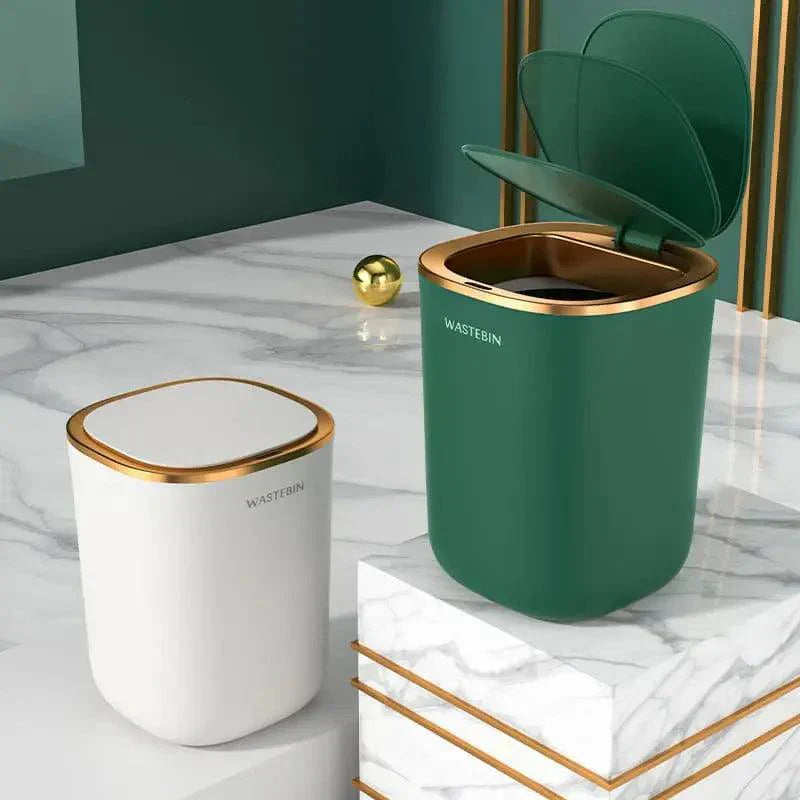 Lixeira Automática com Sensor Lenogue – Compre 1 Leve 2 para Banheiro e Cozinha