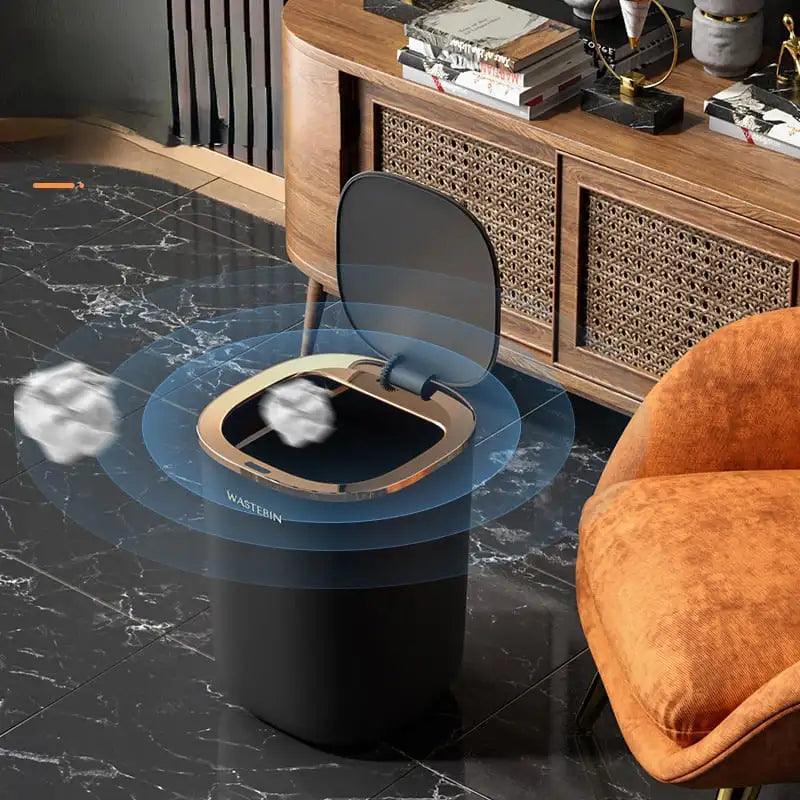 Lixeira Automática com Sensor Lenogue – Compre 1 Leve 2 para Banheiro e Cozinha