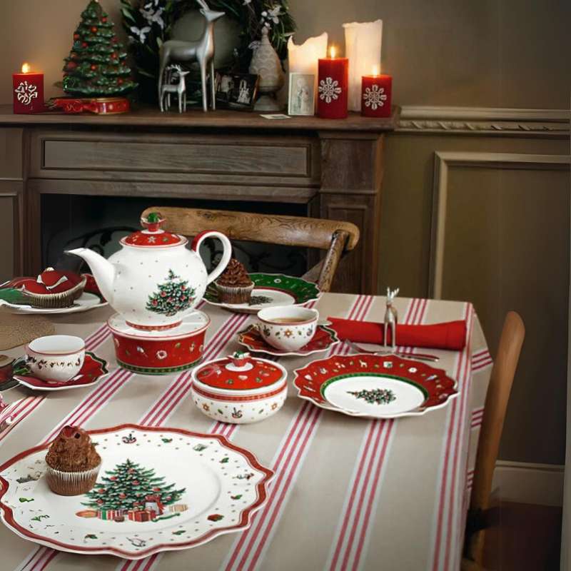 Conjunto de Louça de Natal Alemã 2 Peças – Prato e Bowl