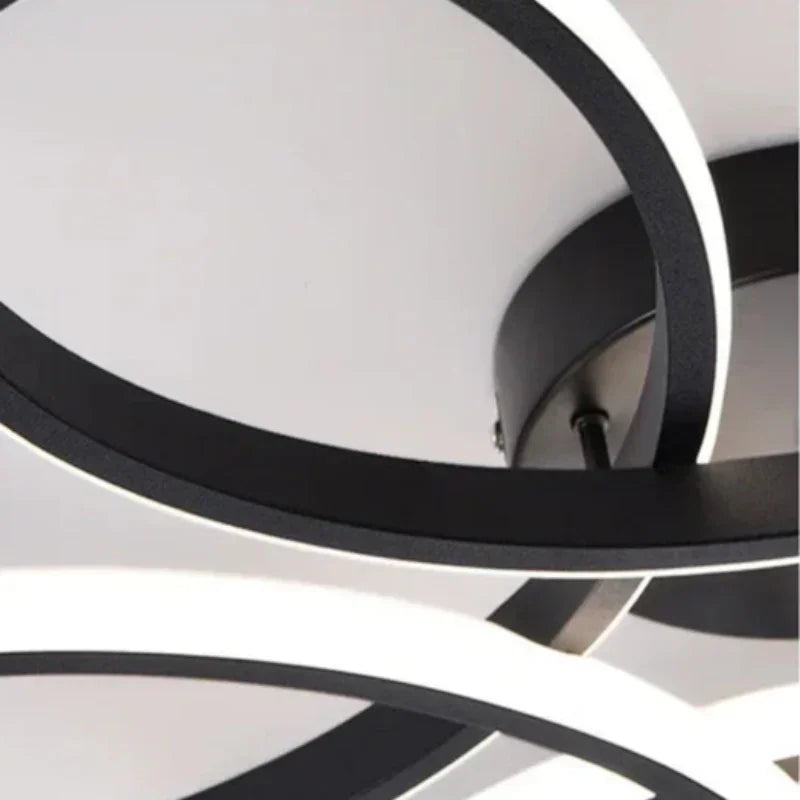 Lustre de Teto em Alumínio com Design Floral para Sala e Quarto Offertaza