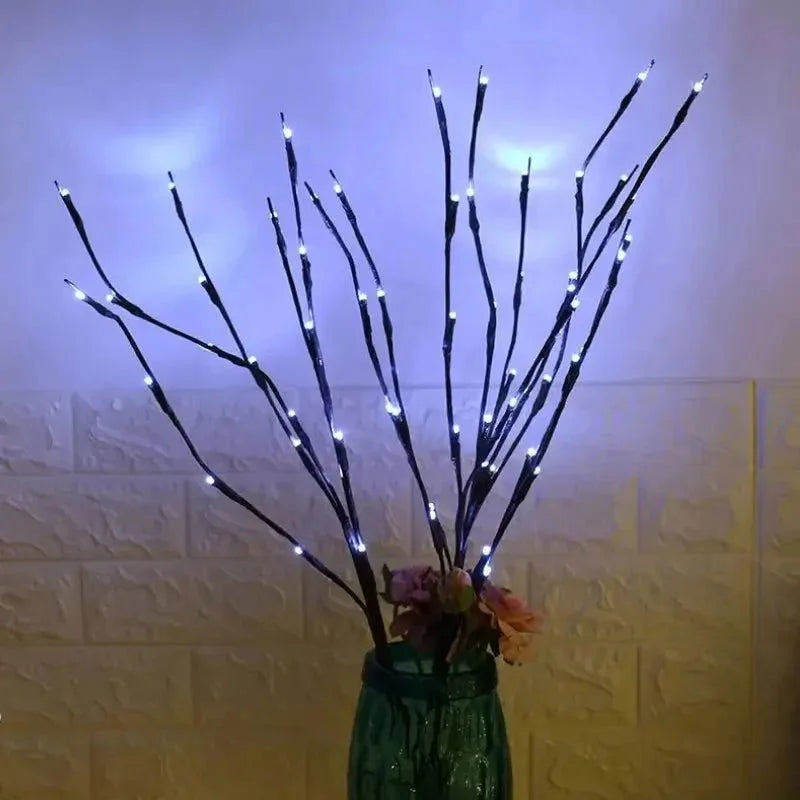 Árvore de Natal LED com Galhos Iluminados para Decoração Offertaza