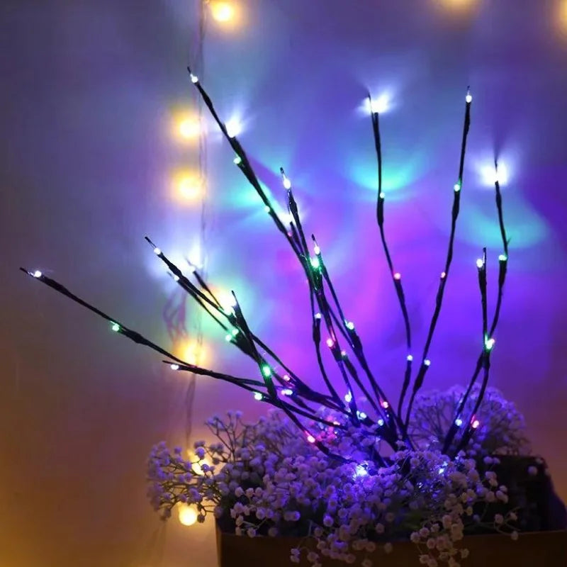 Árvore de Natal LED com Galhos Iluminados para Decoração Offertaza