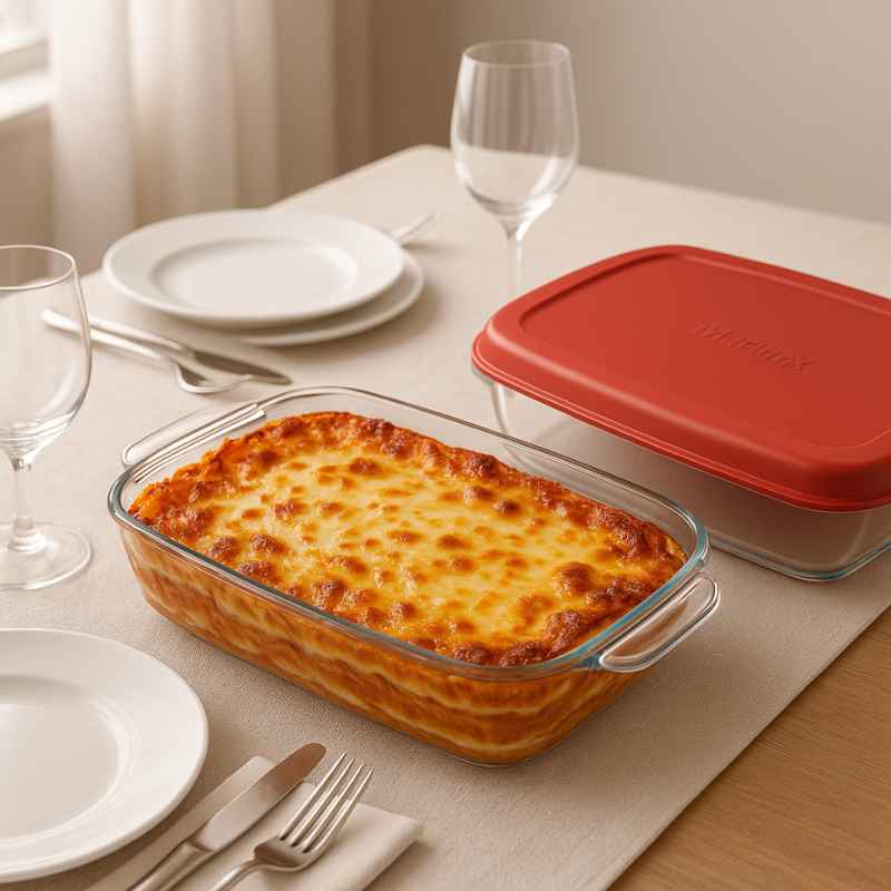 Assadeira Retangular Marinex com Tampa - 2 Unidades 3,5L