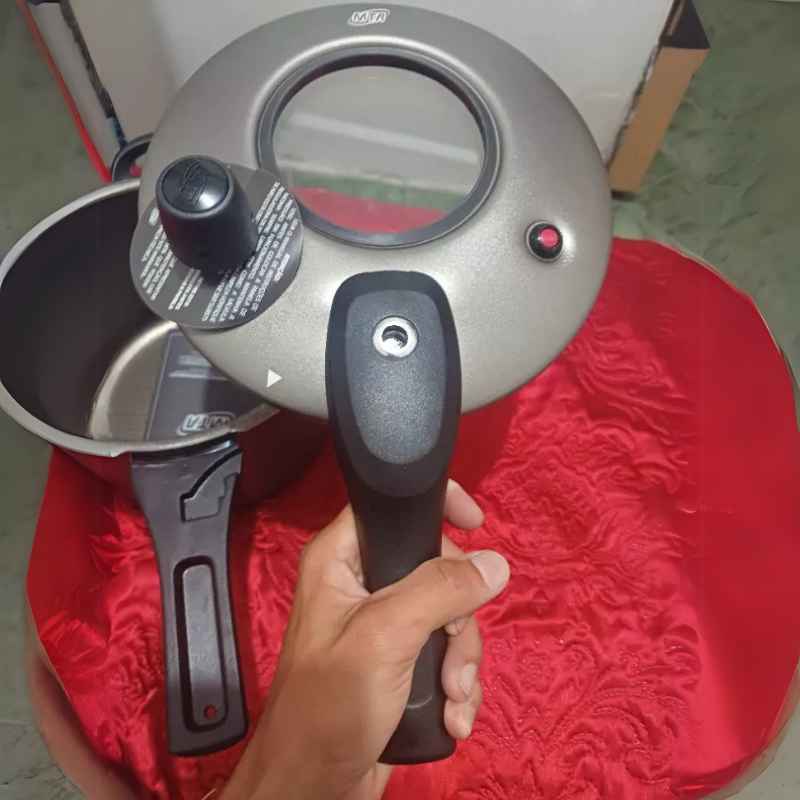 MTA Premium Grafite Panela de Pressão com Visor 4,5L