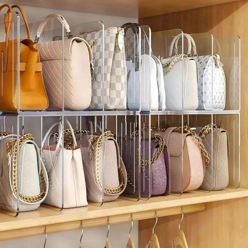 Organizador de Bolsas e Acessórios Acrílico Transparente Offertaza