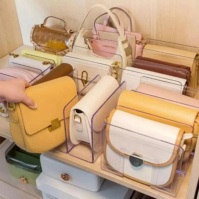 Organizador de Bolsas e Acessórios Acrílico Transparente Offertaza