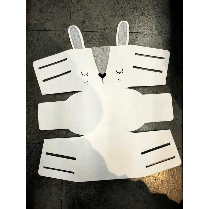 Organizador de Brinquedos Infantil Dobrável em Tecido com Alças Offertaza