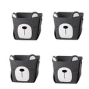 Organizador de Brinquedos Infantil Dobrável em Tecido com Alças Offertaza