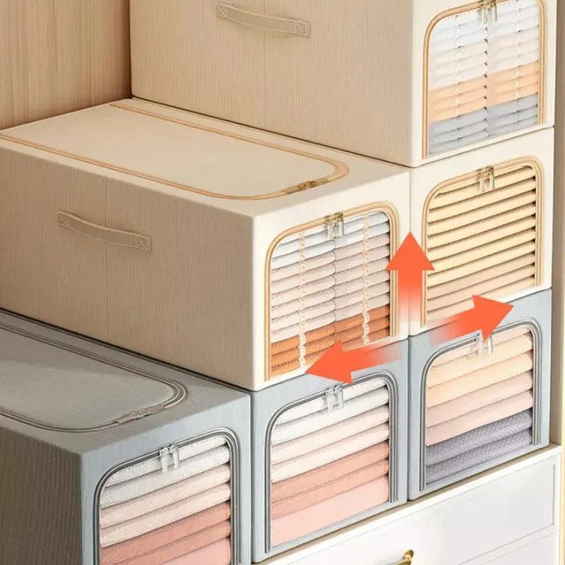 Organizador de Guarda Roupas em Tecido Premium para Closet Offertaza