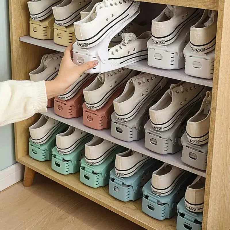 Organizador de Sapatos Ajustável para Closet e Armário Offertaza
