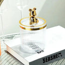 Organizador Porta Cotonete e Algodão Acrílico para Banheiro e Beleza Offertaza