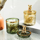 Organizador Porta Cotonete e Algodão Acrílico para Banheiro e Beleza Offertaza