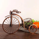 Porta Vinho Decorativo Metal Formato Bicicleta Design Retro Cobre Offertaza