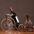 Porta Vinho Decorativo Metal Formato Bicicleta Design Retro Cobre Offertaza