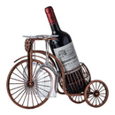 Porta Vinho Decorativo Metal Formato Bicicleta Design Retro Cobre Offertaza
