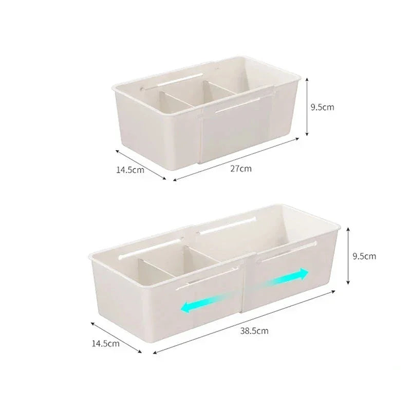 Organizador Multiuso Retrátil para Gaveta Cozinha e Escritório Offertaza