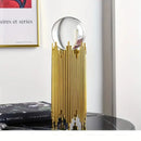 Ornamento Decorativo Metálico de Ferro e Vidro para Arte Abstrata Offertaza