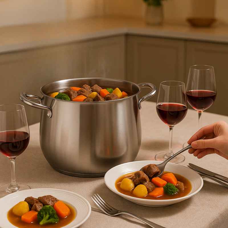 Panela de Aço Cirúrgico Versailles 8L