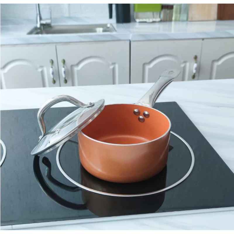 Conjunto de Panelas de Cobre Antiaderentes 10 Peças - Tradição