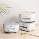 Dispenser Porta Lenço e Papel com Compartimento Multifuncional para Banheiro Offertaza