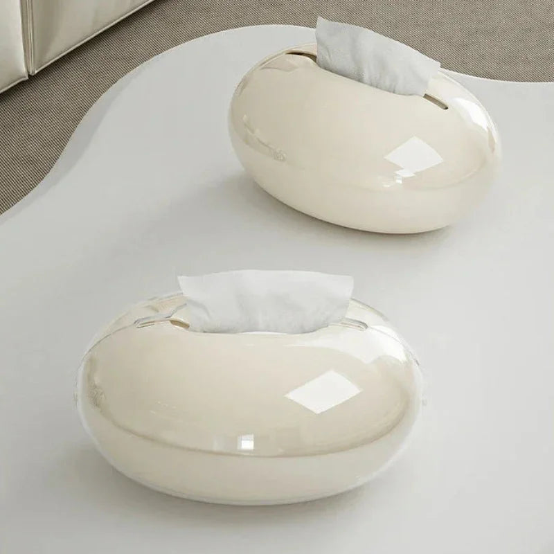 Porta Lenços Moderno Imitando Pedra para Sala e Mesa Offertaza