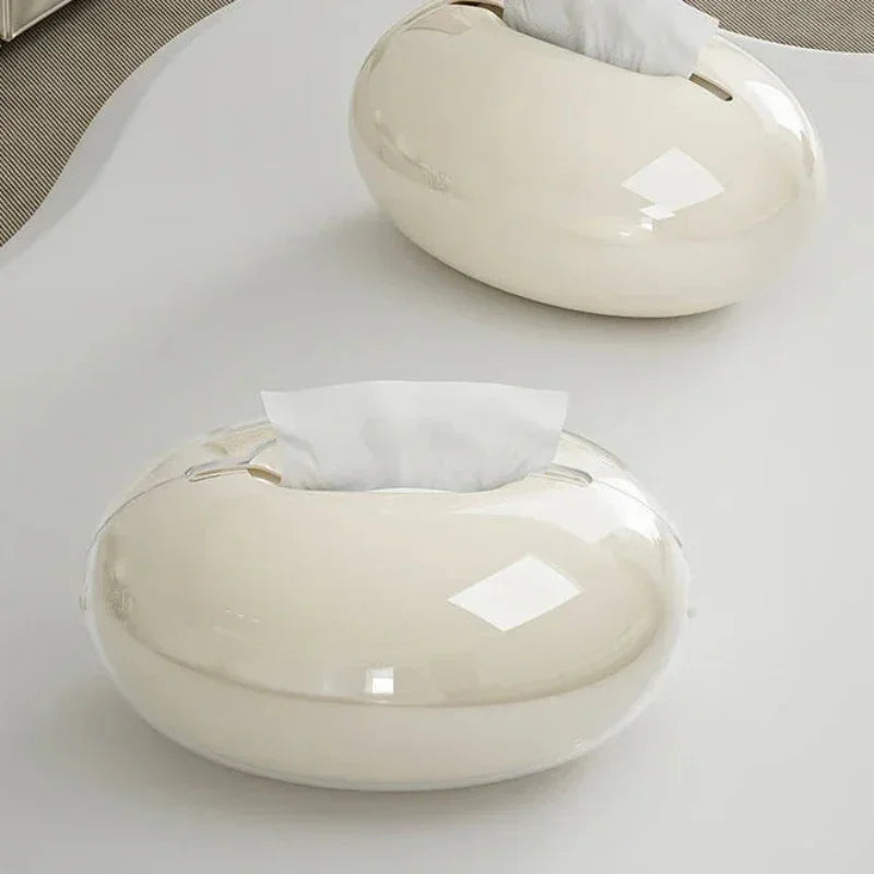 Porta Lenços Moderno Imitando Pedra para Sala e Mesa Offertaza