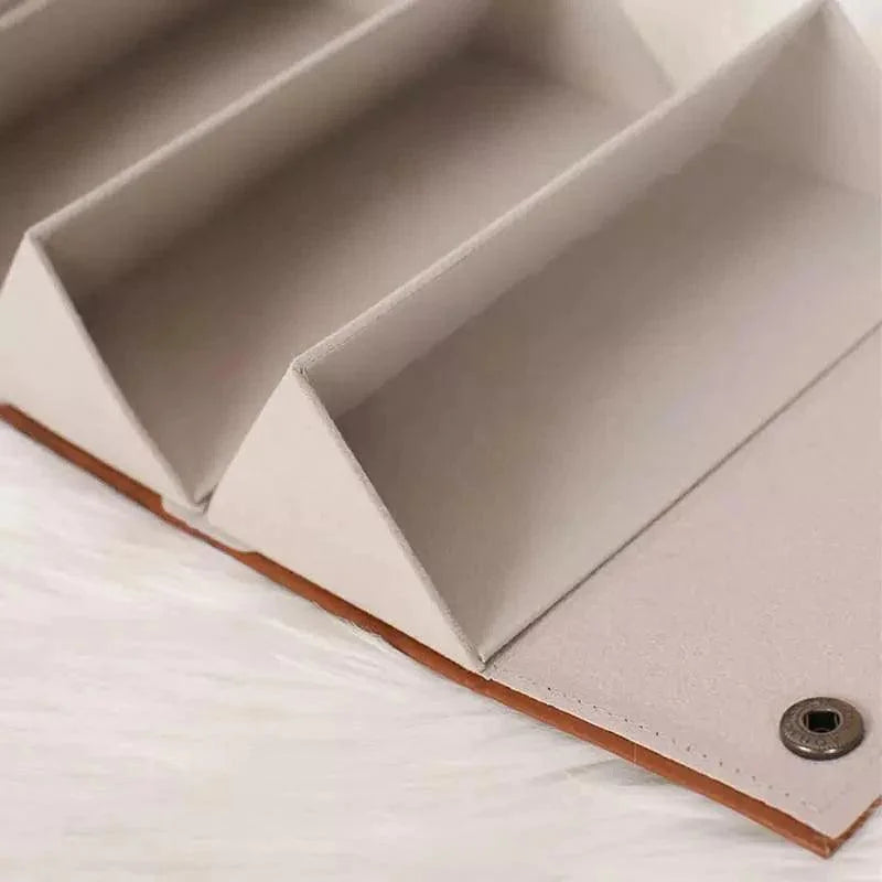 Organizador Porta Óculos com 6 Divisórias e Interior Acolchoado LeOffertazanogue